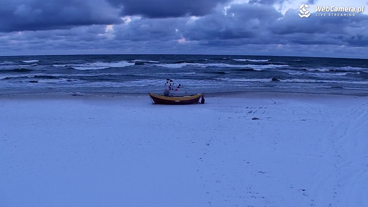 DĘBKI - widok na plażę - 21 listopad 2024, 07:32