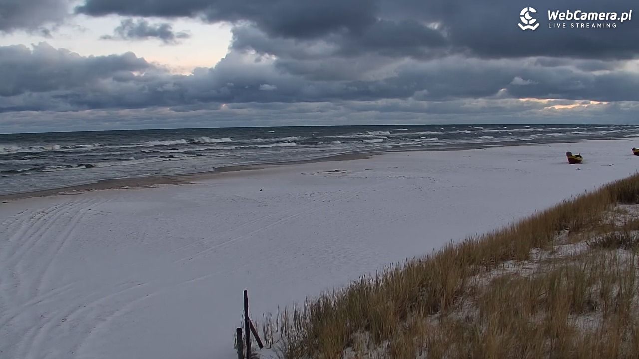 DĘBKI - widok na plażę - 21 listopad 2024, 07:36