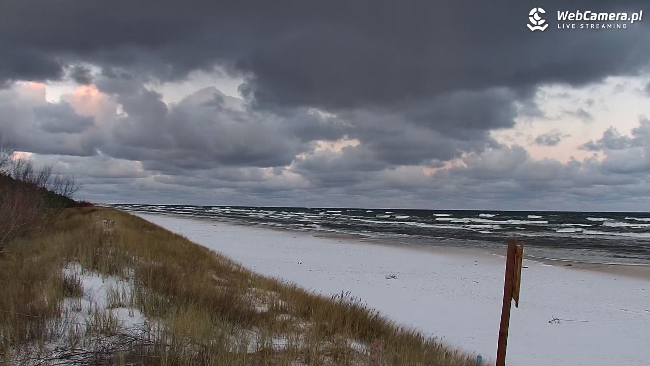 DĘBKI - widok na plażę - 21 listopad 2024, 07:36