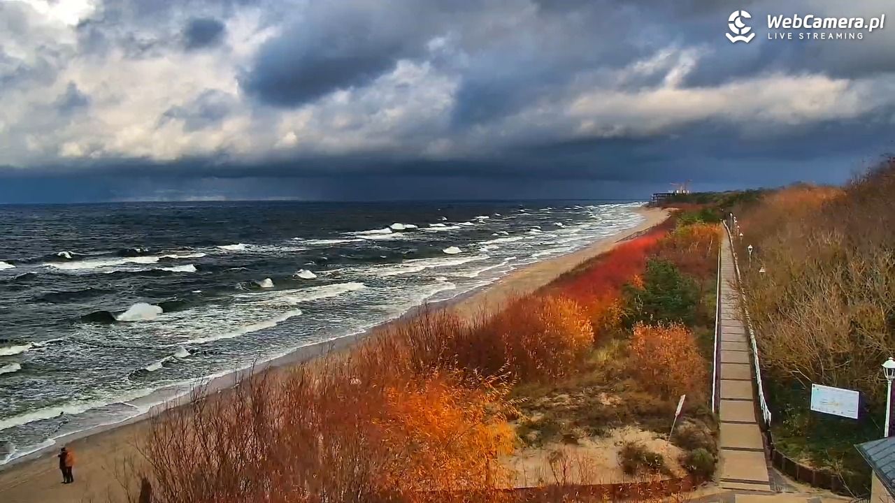 DZIWNÓW  - widok na plażę - 20 listopad 2024, 13:15