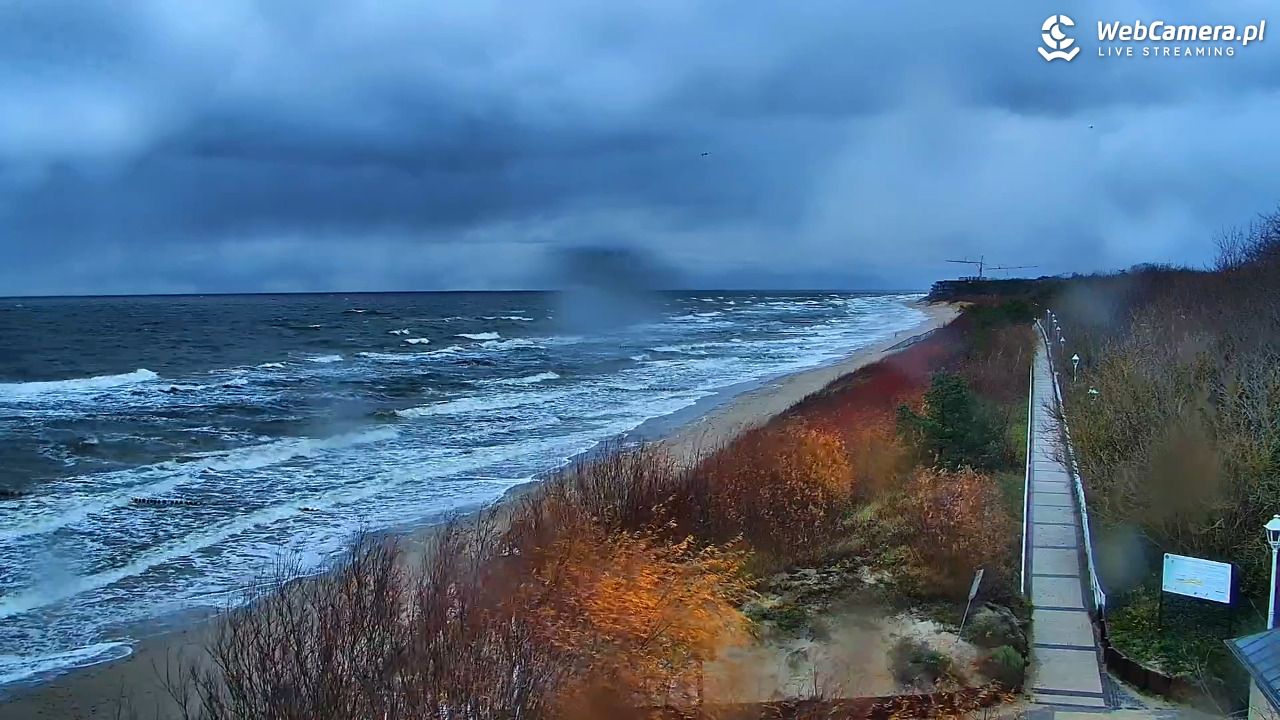 DZIWNÓW  - widok na plażę - 20 listopad 2024, 08:15