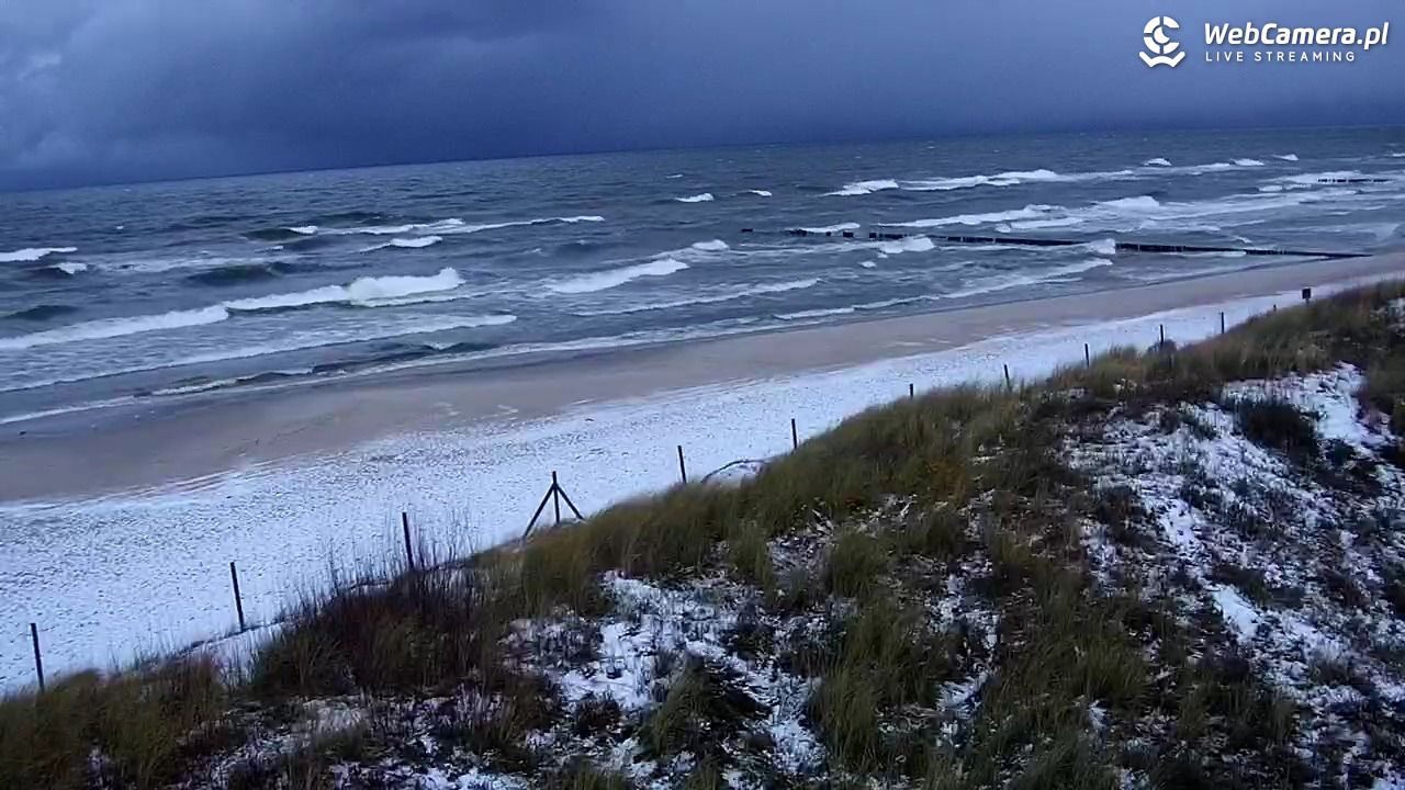 DŹWIRZYNO - widok na plażę - 21 listopad 2024, 07:17