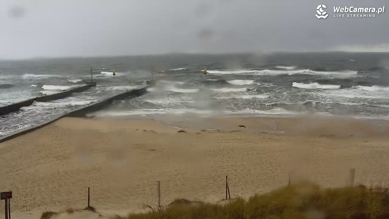 DŹWIRZYNO - widok na plażę - 20 listopad 2024, 11:05