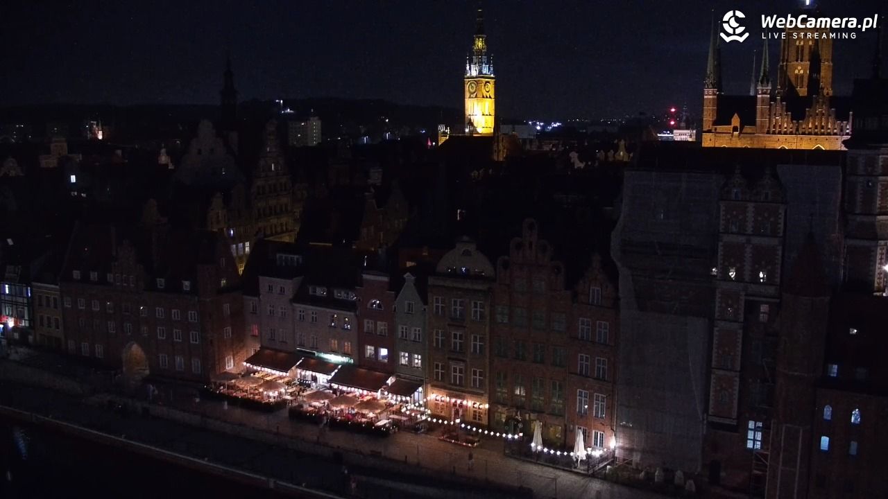 GDAŃSK - widok na Stare Miasto - 30 czerwiec 2024, 22:57