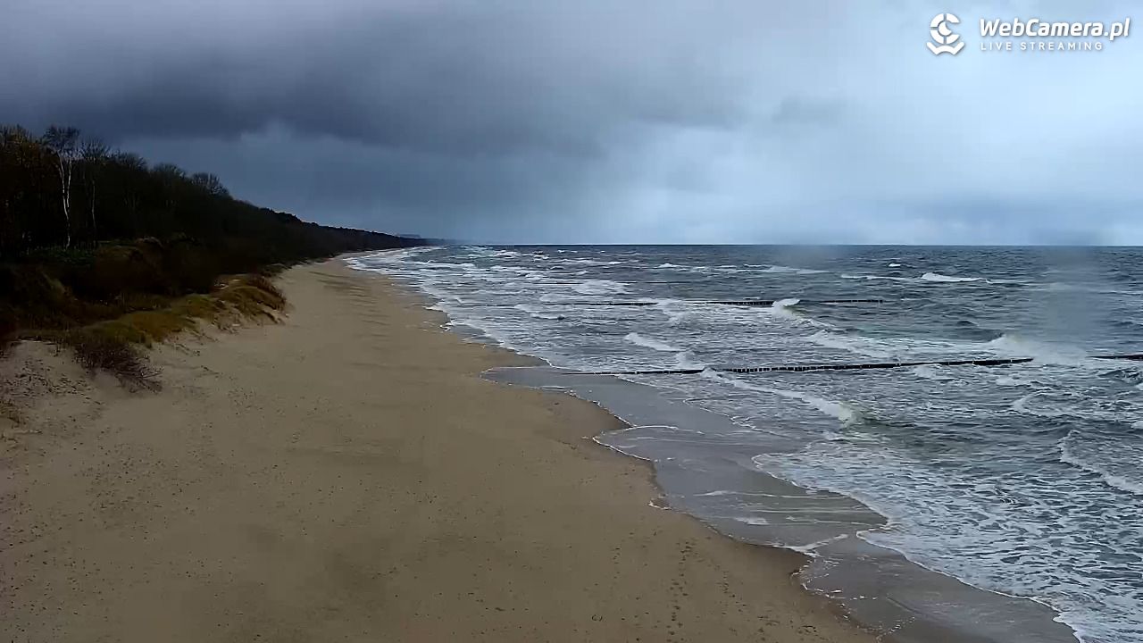 TRZĘSACZ - widok na plażę - 20 listopad 2024, 08:13