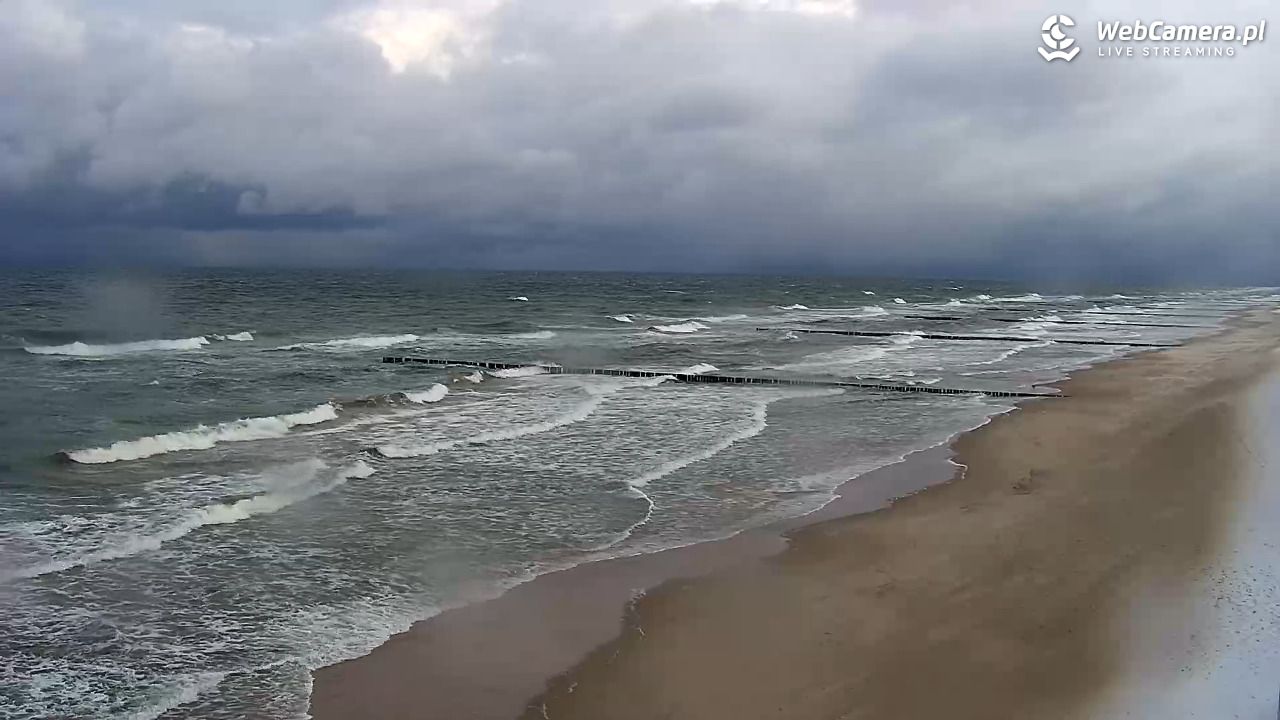 TRZĘSACZ - widok na plażę - 21 listopad 2024, 07:45