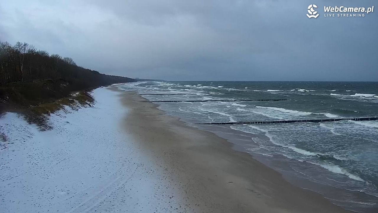 TRZĘSACZ - widok na plażę - 21 listopad 2024, 07:19