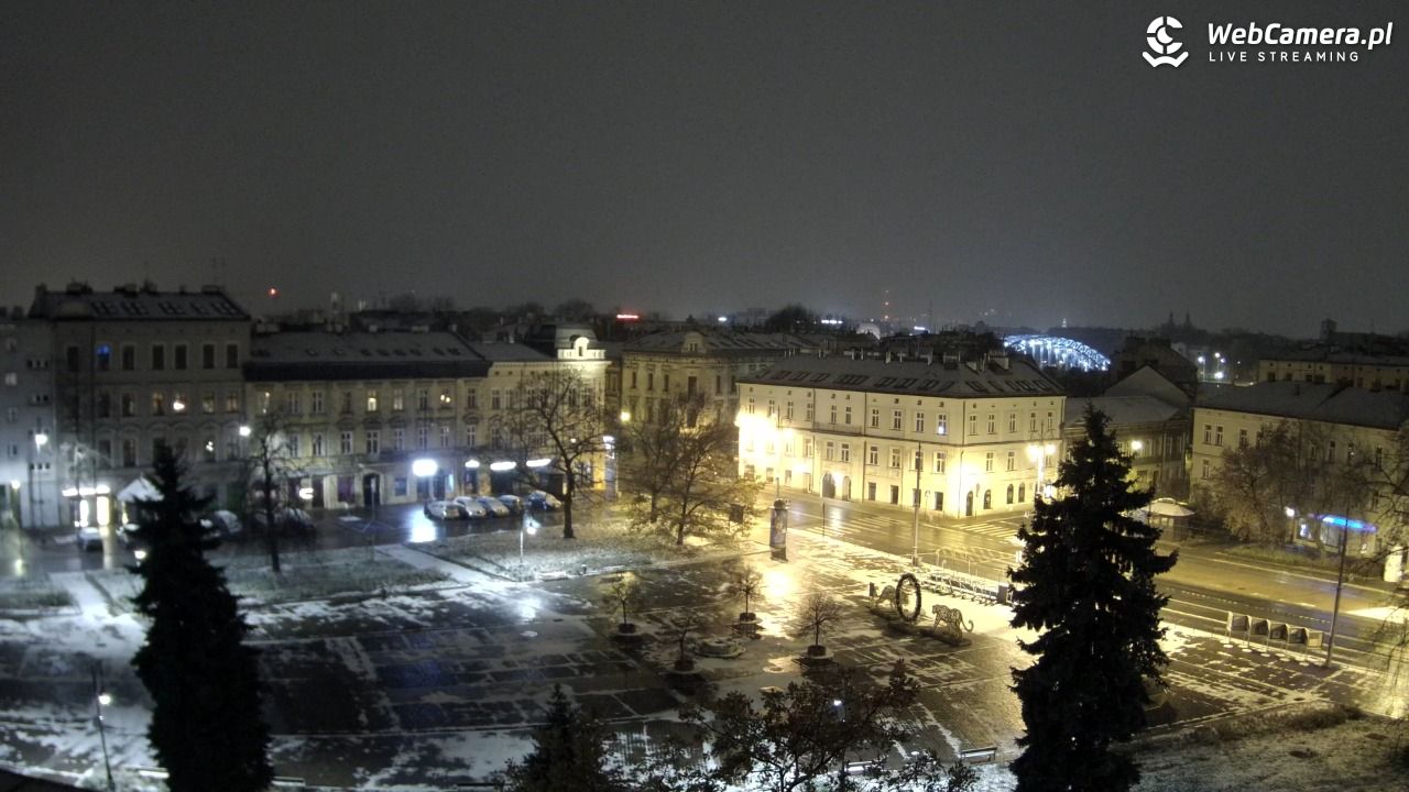 Kraków - widok na rynek Podgórski - 22 listopad 2024, 04:34