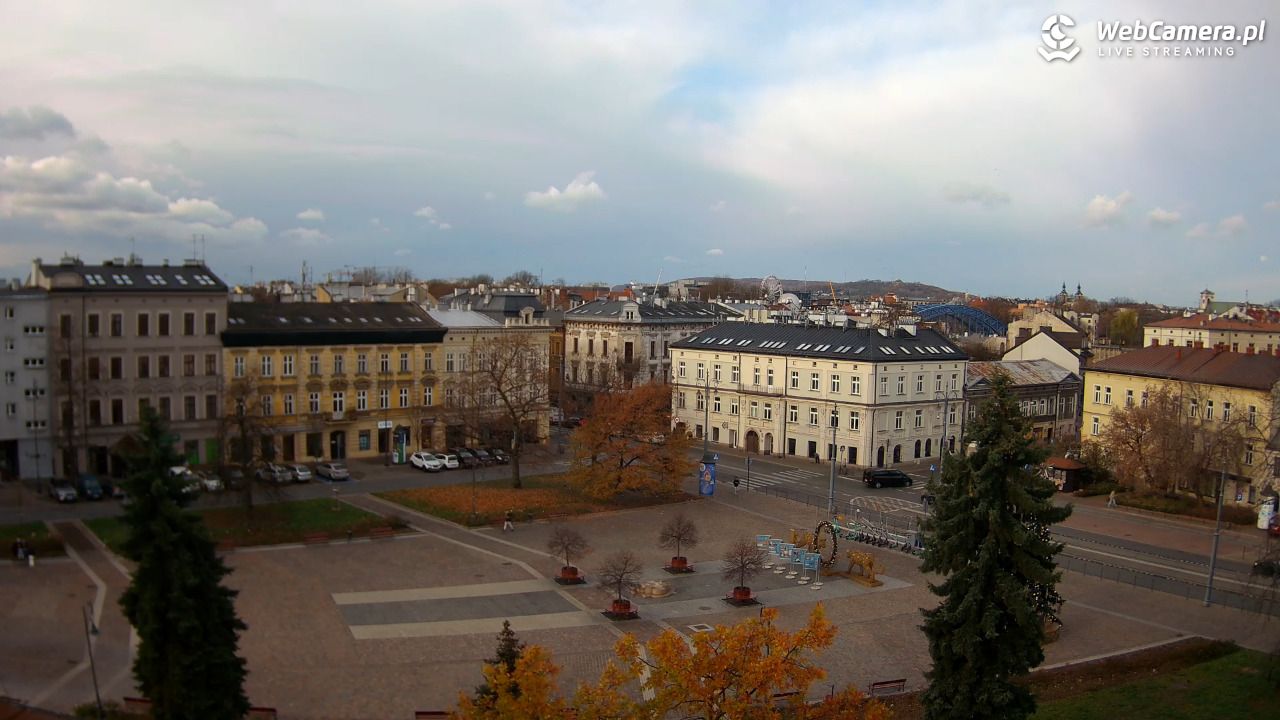 Kraków - widok na rynek Podgórski - 18 listopad 2024, 09:08