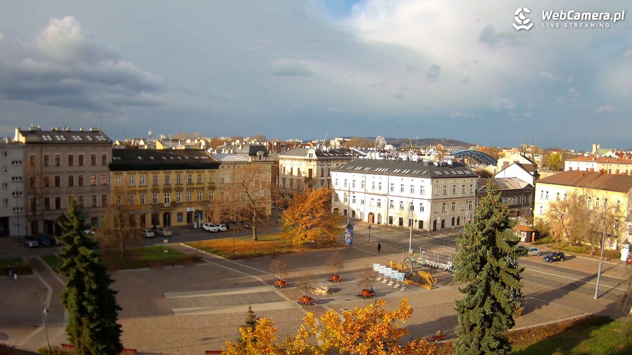 Kraków - widok na rynek Podgórski - 18 listopad 2024, 09:17