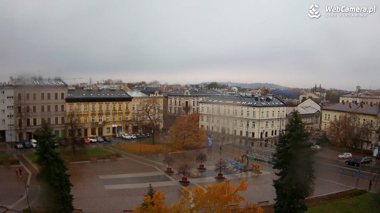 Kraków - widok na rynek Podgórski - 18 listopad 2024, 11:47