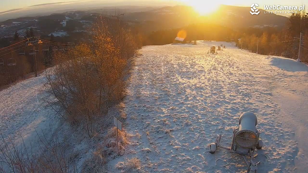 Laskowa-ski - górna stacja - 21 listopad 2024, 07:15