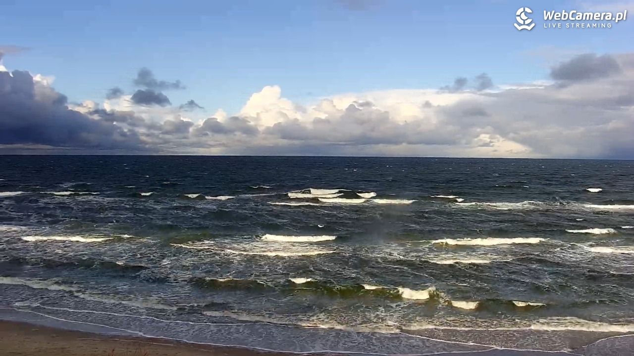 Międzywodzie - widok na plażę - 20 listopad 2024, 10:45