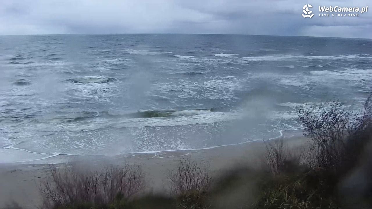 Międzywodzie - widok na plażę - 20 listopad 2024, 07:50