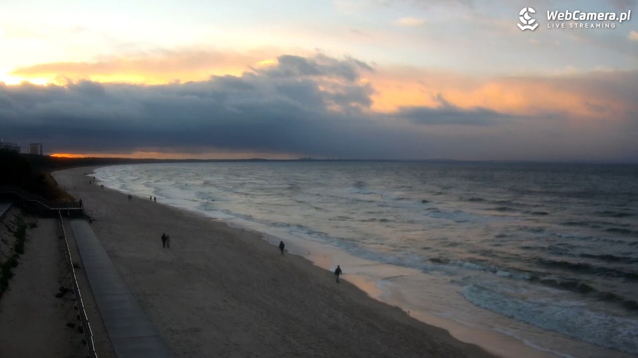 Międzyzdroje - widok na plażę - 20 listopad 2024, 15:36