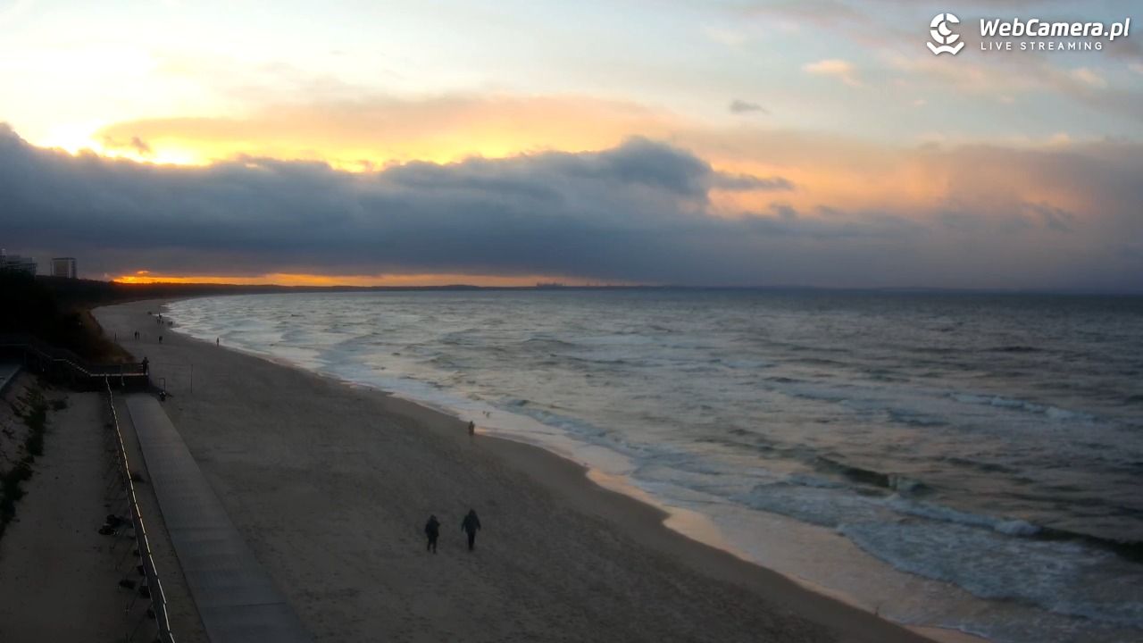 Międzyzdroje - widok na plażę - 20 listopad 2024, 15:32