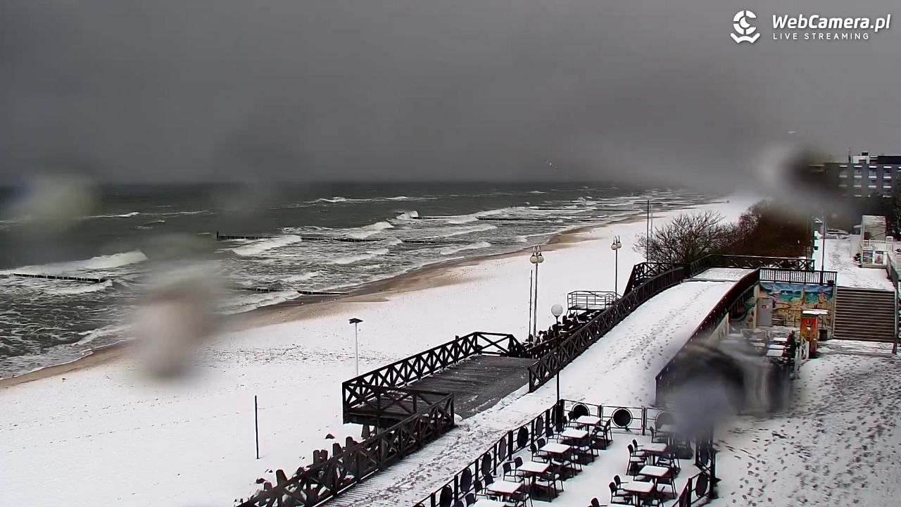 MIELNO - widok na plażę - 21 listopad 2024, 08:59