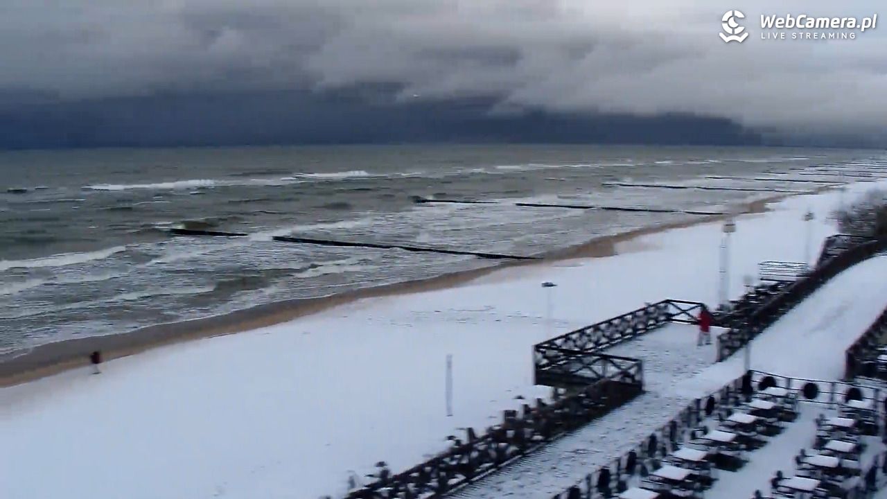 MIELNO - widok na plażę - 21 listopad 2024, 07:33