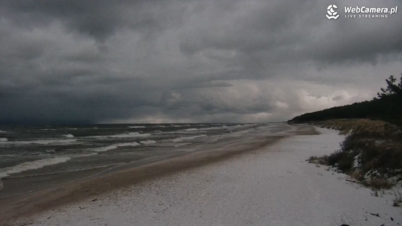 MRZEŻYNO - widok na plażę - 21 listopad 2024, 07:10