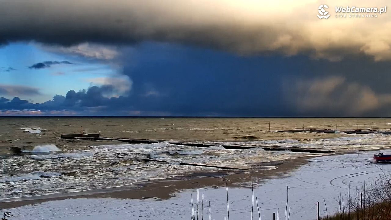 NIECHORZE - widok na plażę i morze - 20 listopad 2024, 15:06