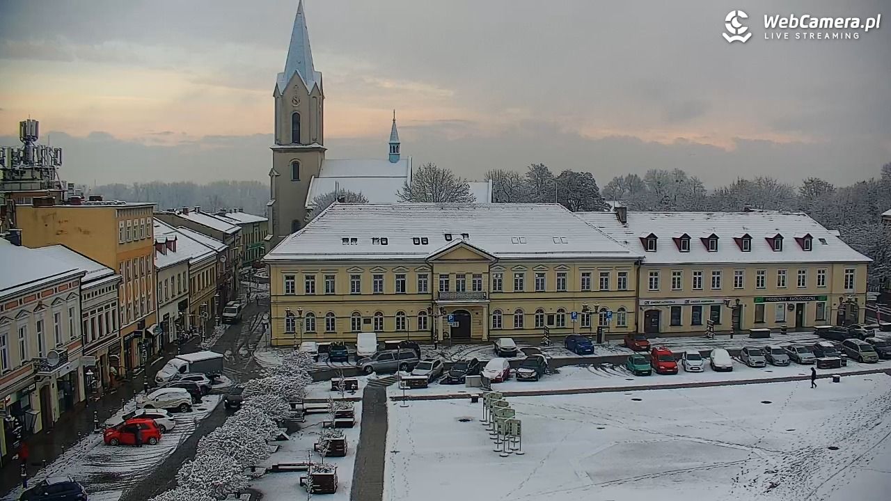 OŚWIĘCIM - widok na Rynek - 22 listopad 2024, 07:59