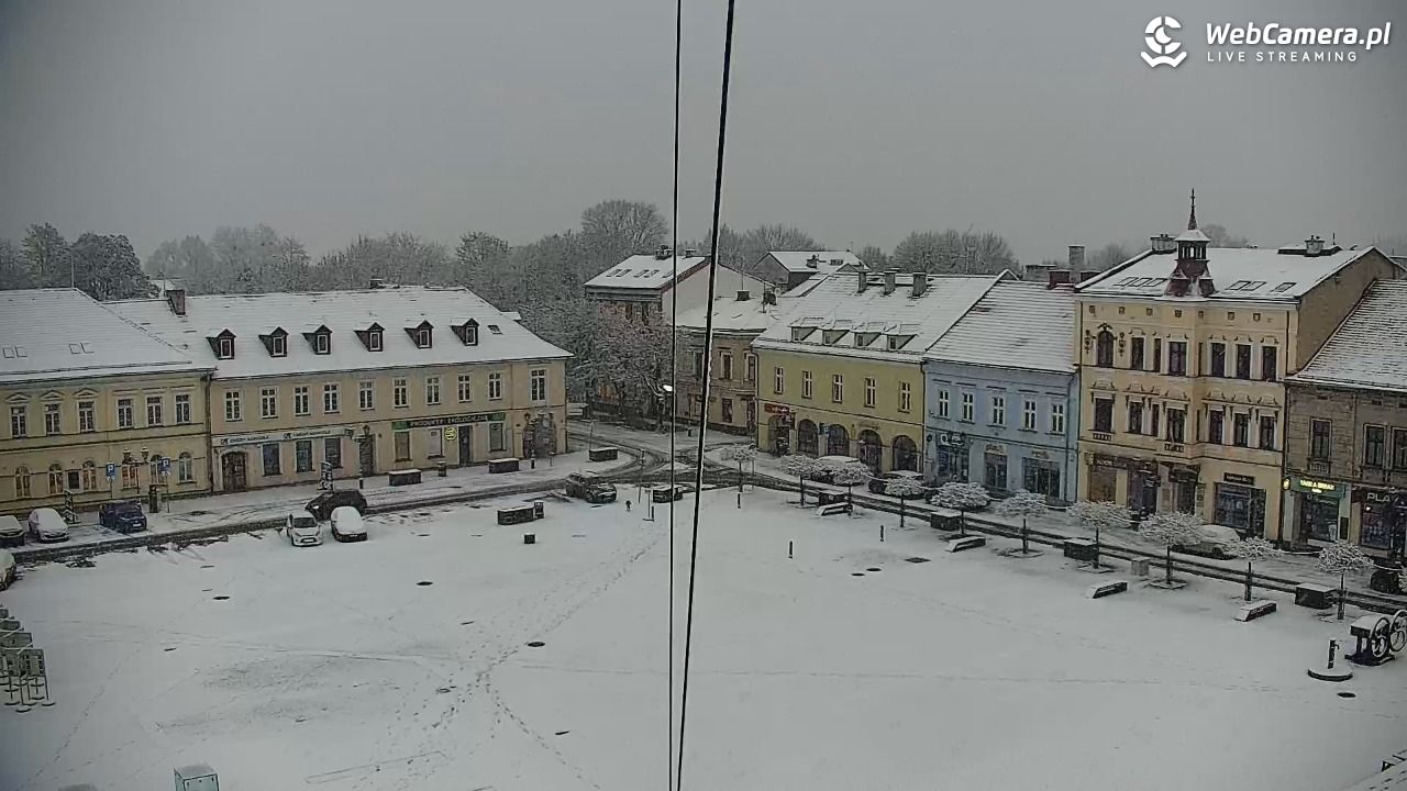 OŚWIĘCIM - widok na Rynek - 22 listopad 2024, 07:12