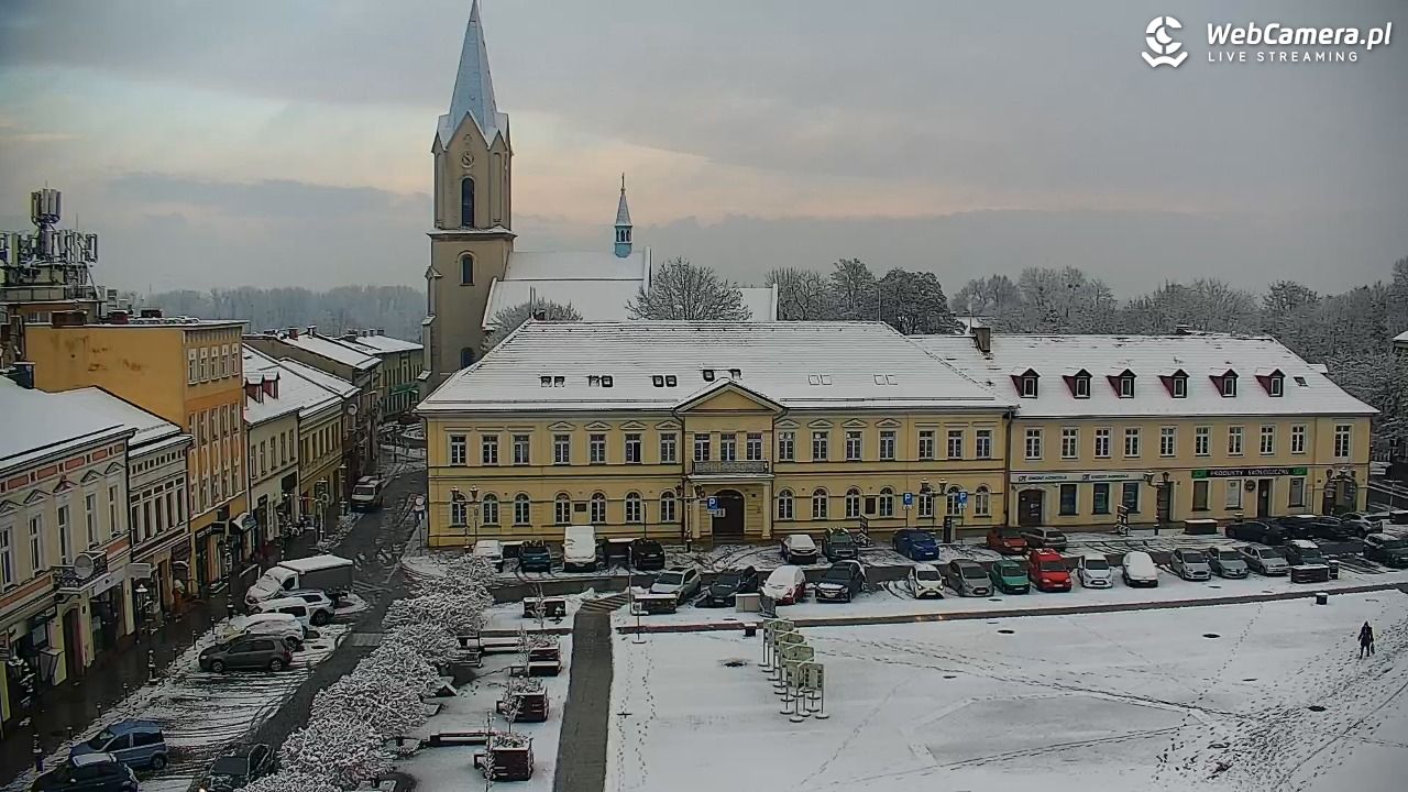 OŚWIĘCIM - widok na Rynek - 22 listopad 2024, 08:10