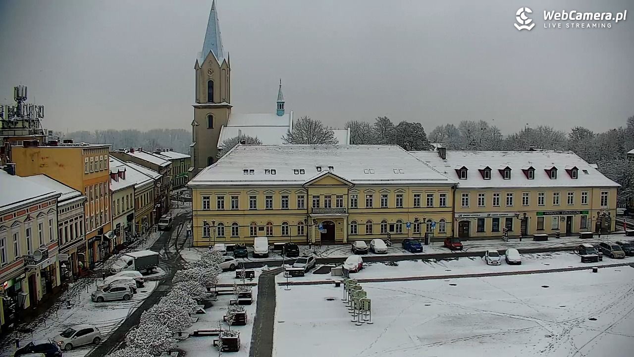 OŚWIĘCIM - widok na Rynek - 22 listopad 2024, 07:38