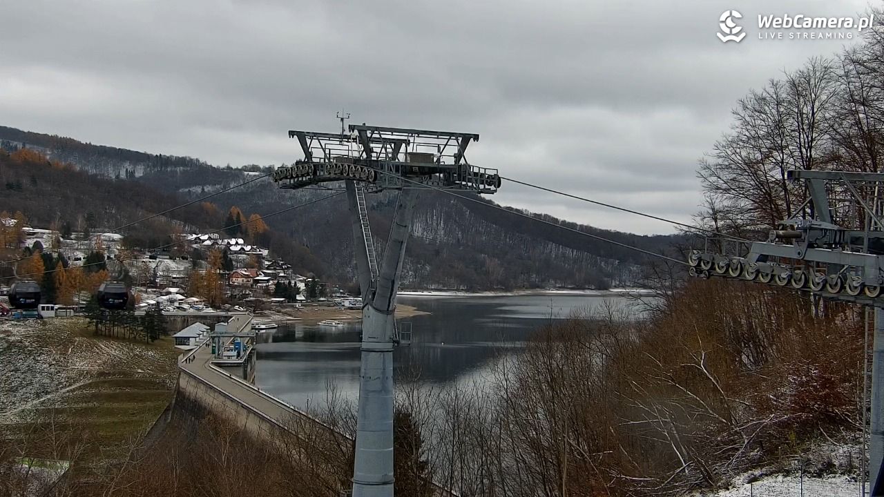 Solina Grupa PKL - widok z dolnej stacji Plasza NOWOŚĆ - 22 listopad 2024, 12:40