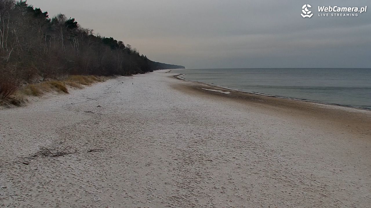 POBIEROWO - widok na plaże - 02 grudzień 2024, 08:20