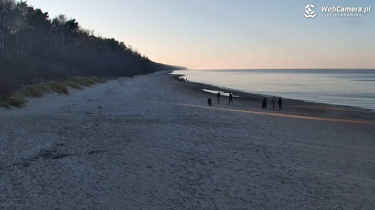 POBIEROWO - widok na plaże - 01 grudzień 2024, 13:07