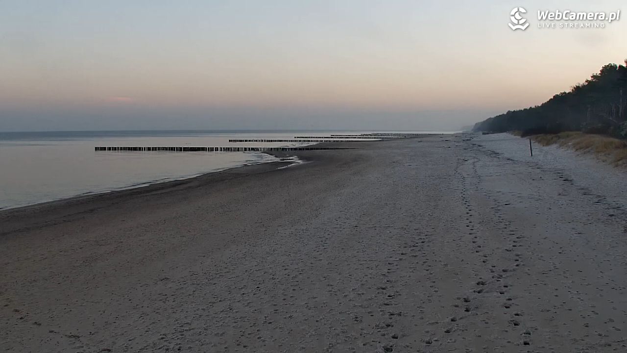 POBIEROWO - widok na plaże - 01 grudzień 2024, 08:05