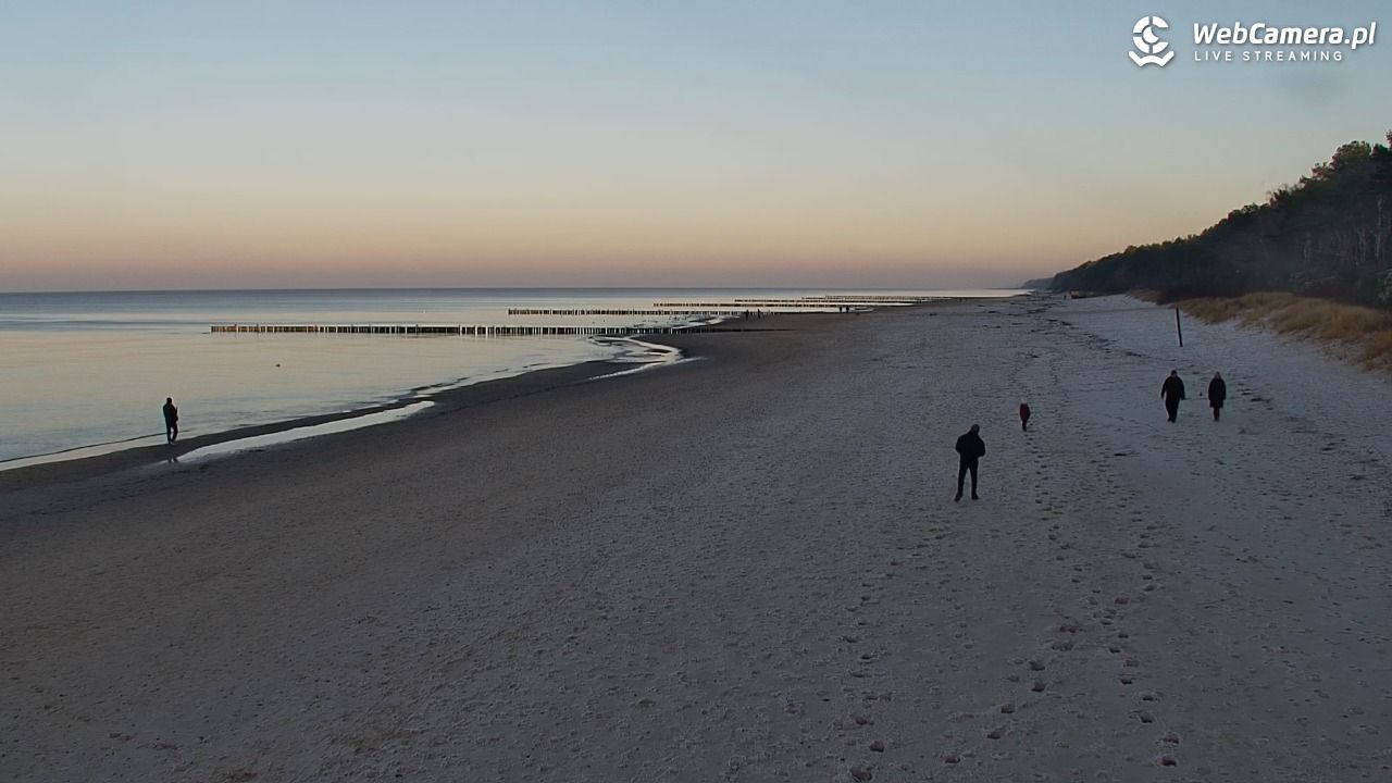 POBIEROWO - widok na plaże - 01 grudzień 2024, 14:50