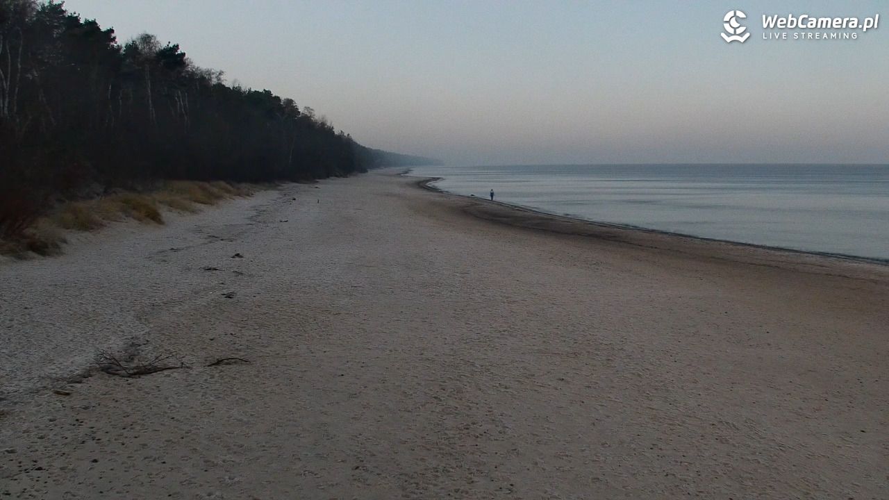 POBIEROWO - widok na plaże - 01 grudzień 2024, 07:20