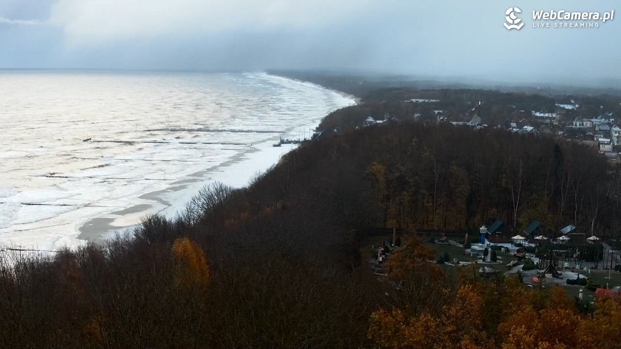 NIECHORZE - panoramiczny widok na plażę - 20 listopad 2024, 15:34