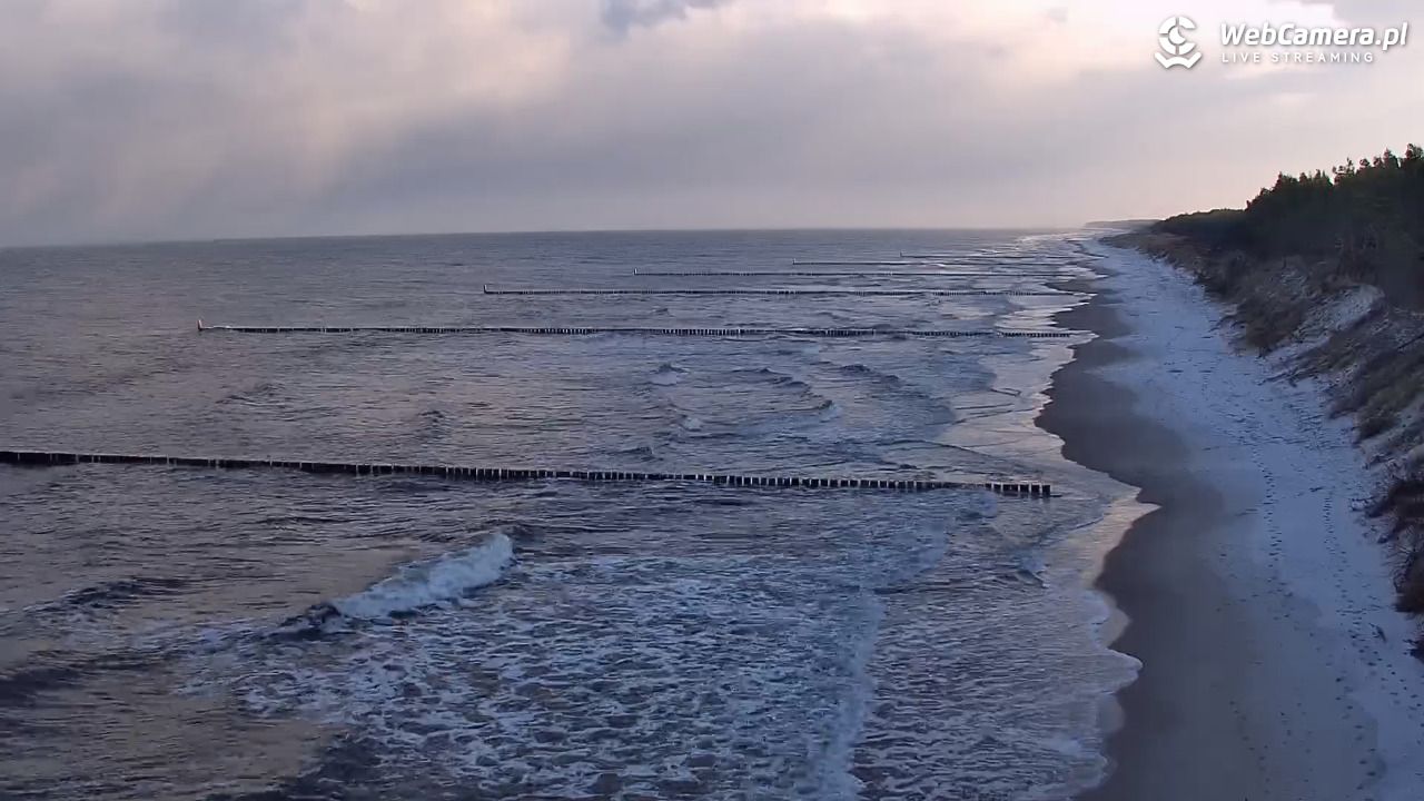 ROGOWO - widok na plażę - 22 listopad 2024, 09:16