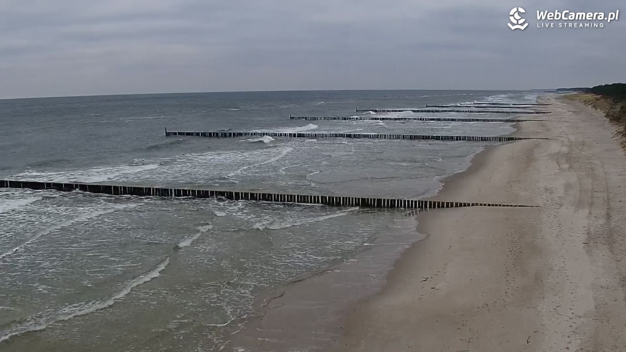 ROGOWO - widok na plażę - 16 listopad 2024, 12:33