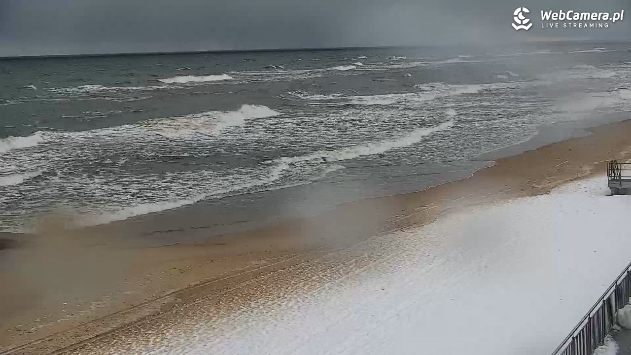 SARBINOWO - widok na plażę - 21 listopad 2024, 08:39