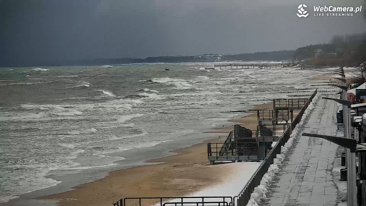 SARBINOWO - widok na plażę - 21 listopad 2024, 09:02