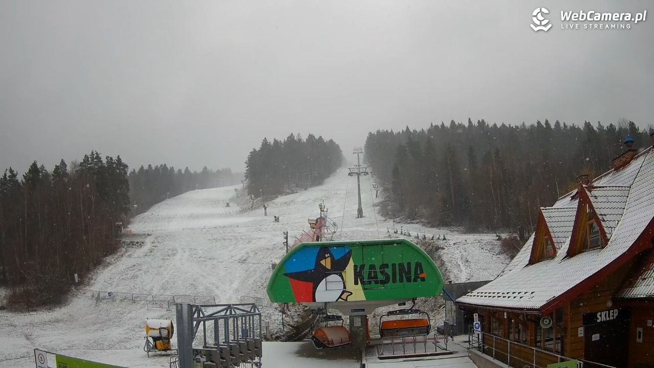 KASINA - ski dolna stacja wyciągu - 21 listopad 2024, 09:51