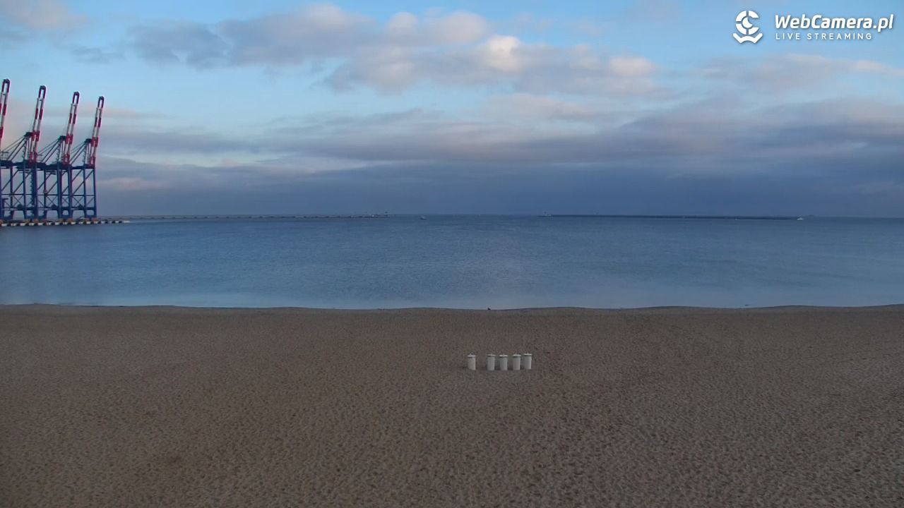 Gdańsk - widok na PLAŻĘ STOGI NOWOŚĆ - 22 listopad 2024, 08:28