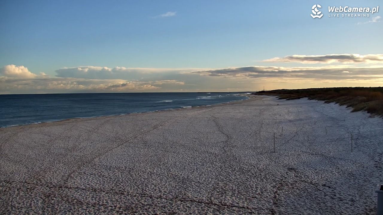 Gdańsk - widok na PLAŻĘ STOGI NOWOŚĆ - 21 listopad 2024, 09:00