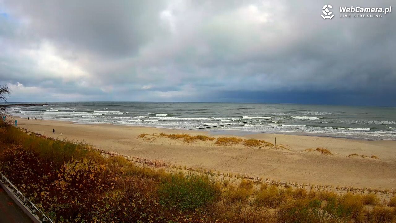 USTKA - widok na plażę - 18 listopad 2024, 10:33