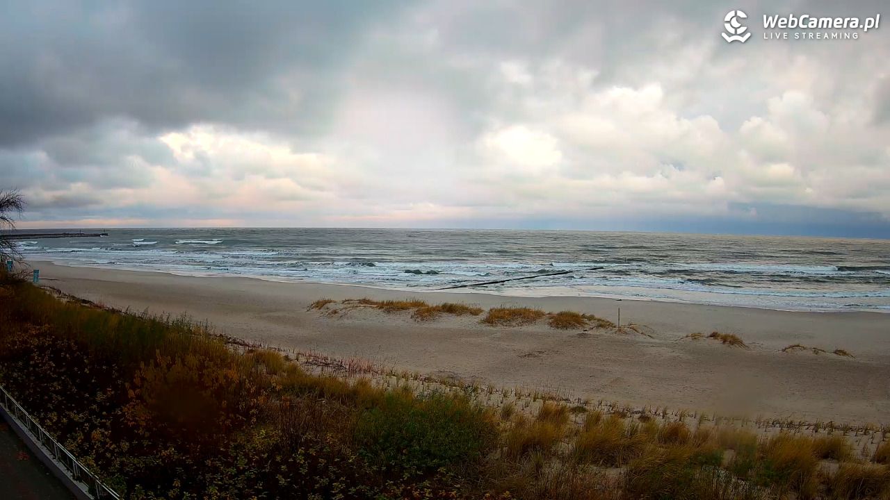 USTKA - widok na plażę - 18 listopad 2024, 07:59