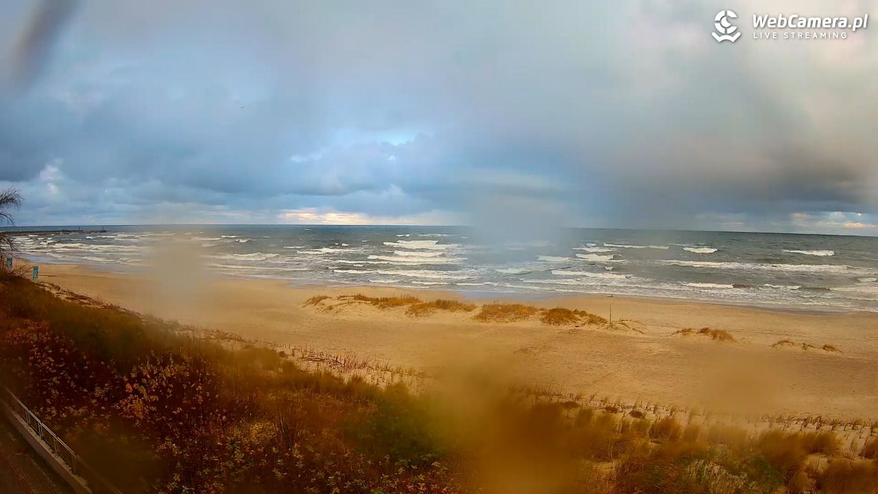 USTKA - widok na plażę - 20 listopad 2024, 08:44