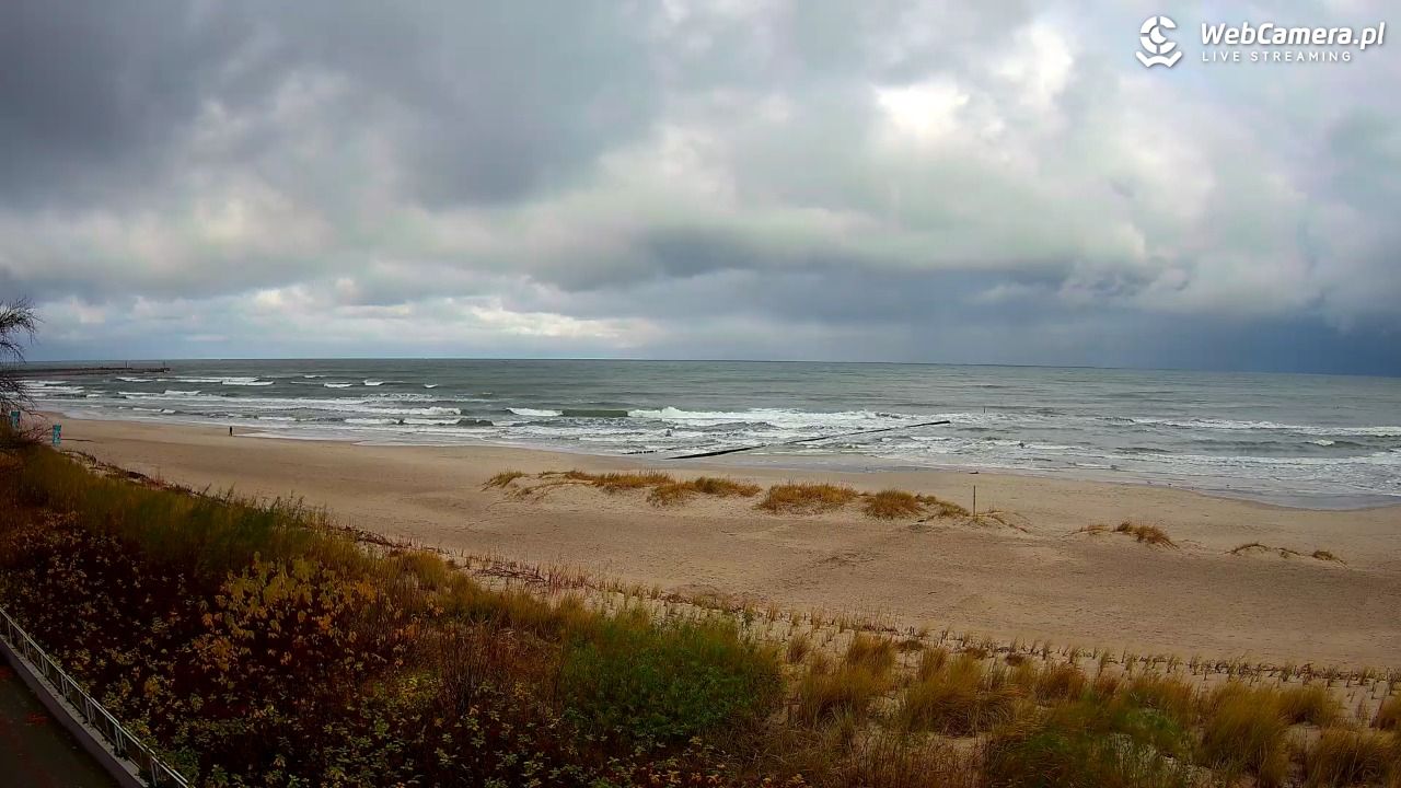 USTKA - widok na plażę - 18 listopad 2024, 10:43