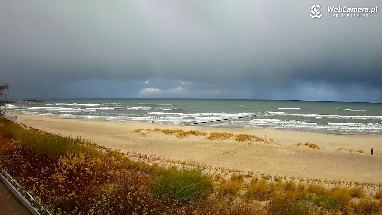 USTKA - widok na plażę - 18 listopad 2024, 10:02