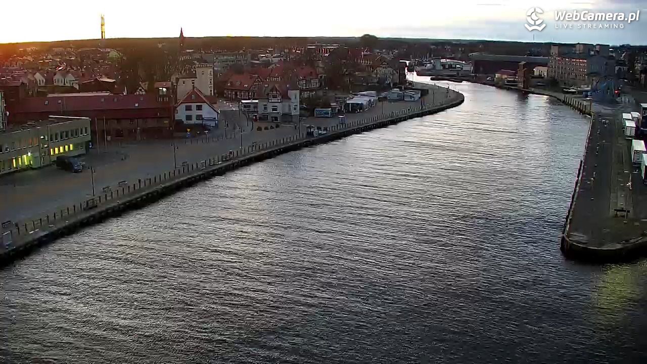 USTKA - widok z pylonu na plażę - 21 listopad 2024, 07:23