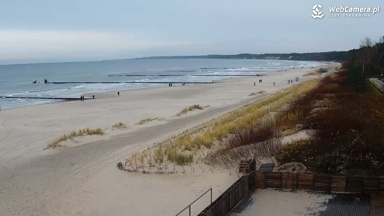 USTKA - widok na plażę - 19 listopad 2024, 10:53