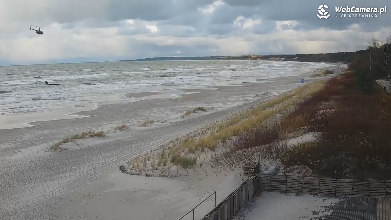 USTKA - widok na plażę - 20 listopad 2024, 13:40